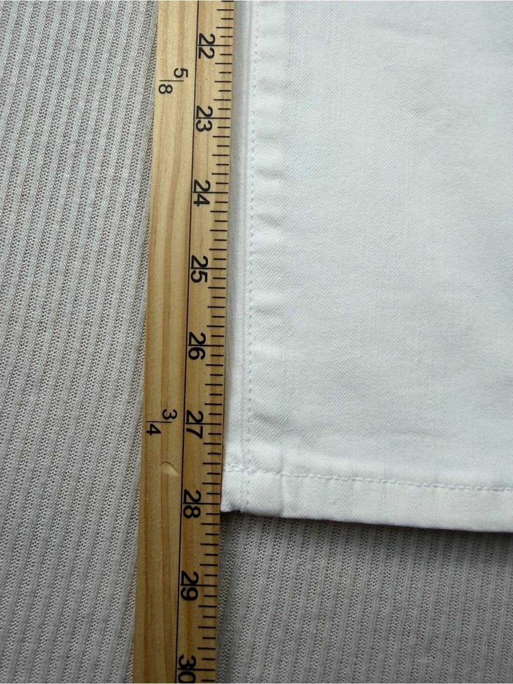 Tommy Bahama Ella Twill High Rise Ankle Jeans White Size 6/28 NWT Stretch Denim - Picture 13 of 16
